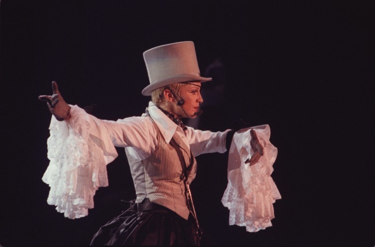 Show da cantora Madonna no Maracanã em 1993 — Foto: Foto IVo Gonzalez