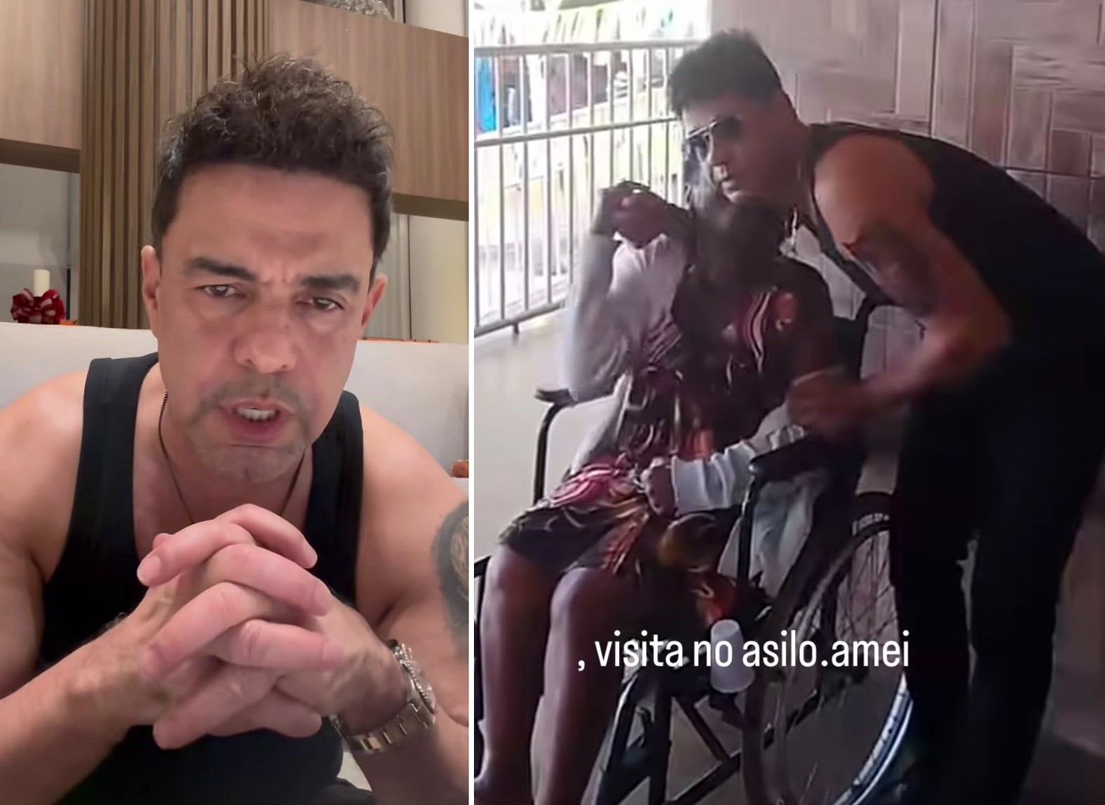 Zezé Di Camargo explica revolta com sósia: 