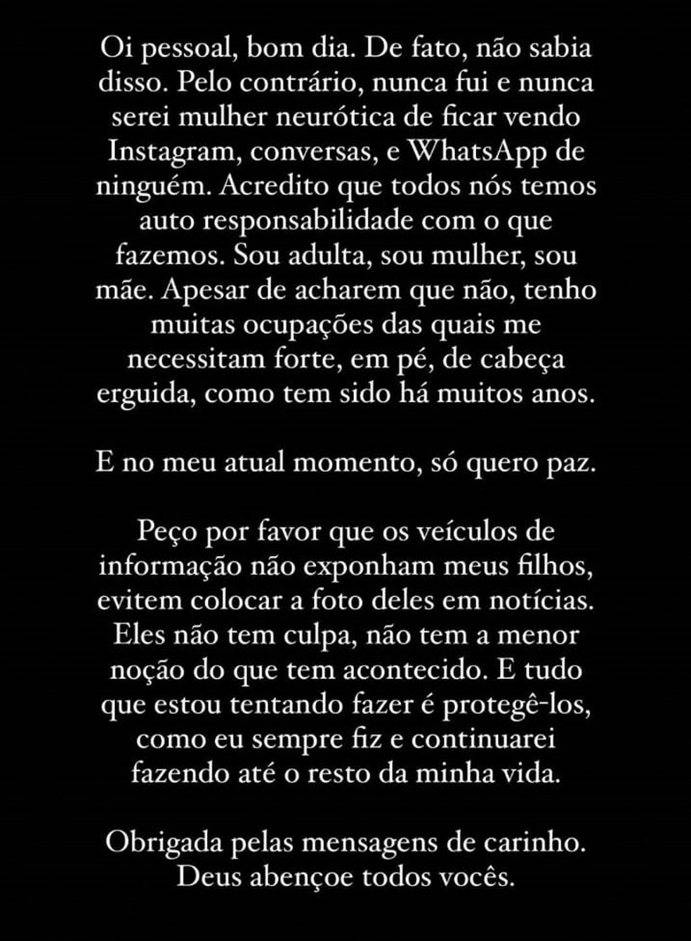 Isa Ranieri, ex-mulher de Everton Cebolinha, diz que n&atilde;o sabia do relacionamento do jogador com influenciadora &mdash; Foto: Reprodu&ccedil;&atilde;o/Instagram