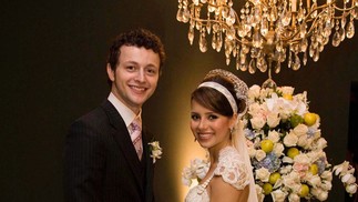 O casamento de Sandy e Lucas Lima em 2008 — Foto: Rafaela Azevedo/ divulgação