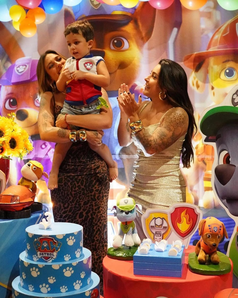Lauana Prado comemorando o anivers&aacute;rio do enteado, Bento &mdash; Foto: Reprodu&ccedil;&atilde;o/Instagram