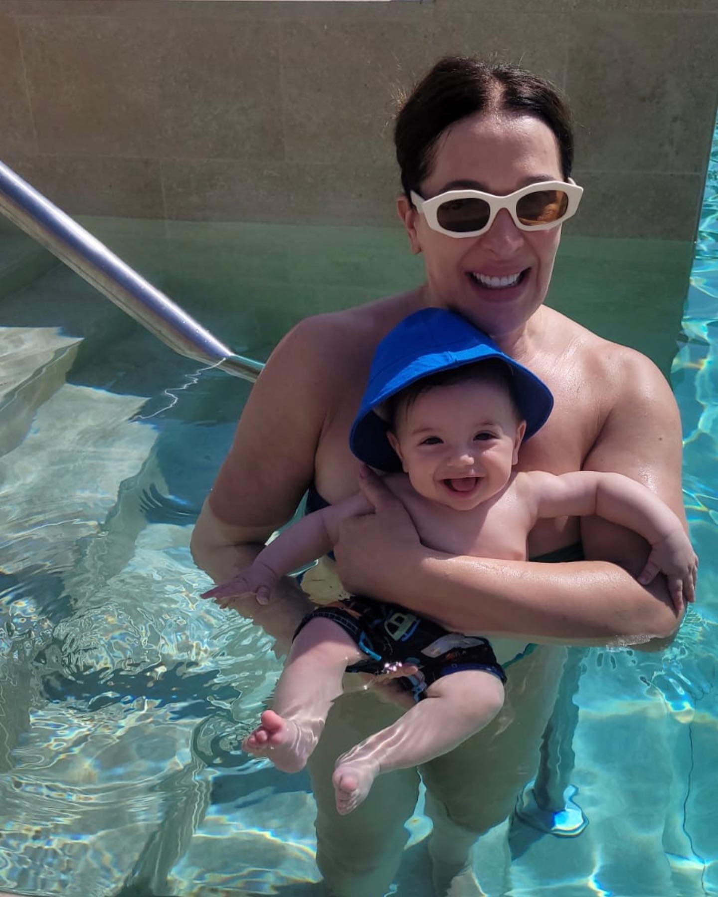 Claudia Raia com o filho caçuça — Foto: reprodução/ instagram