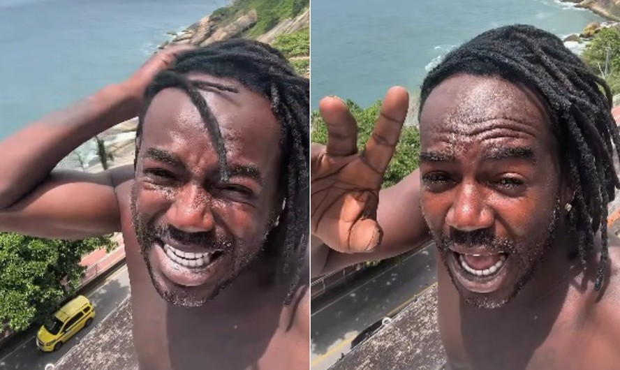 Jonathan Azevedo relata que foi assaltado na Zona Sudoeste do Rio