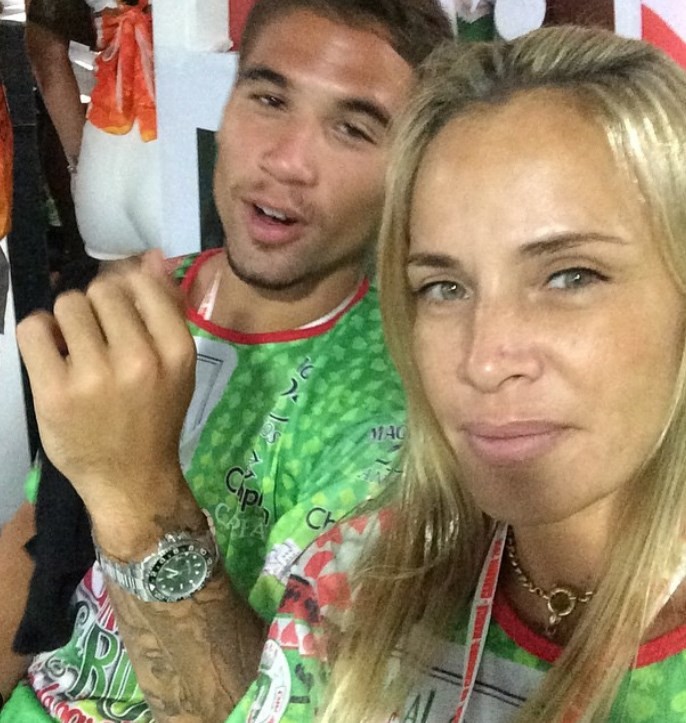 Ana Claudia Soares, ex-mulher do bicheiro Maninho — Foto: Arquivo/Globo e Instagram