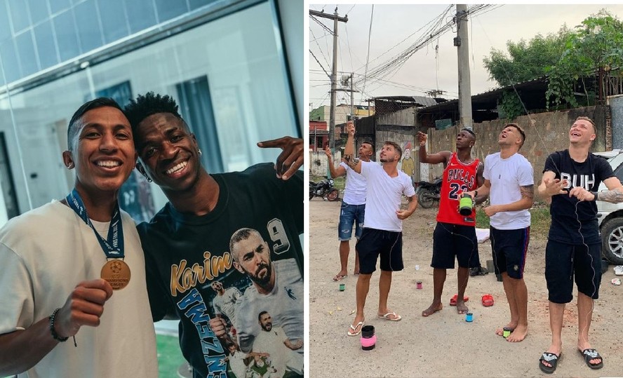 Ator espanhol, videomaker, filho de bicheiro, jogadores de São Gonçalo: quem são os parças de Vini Jr.