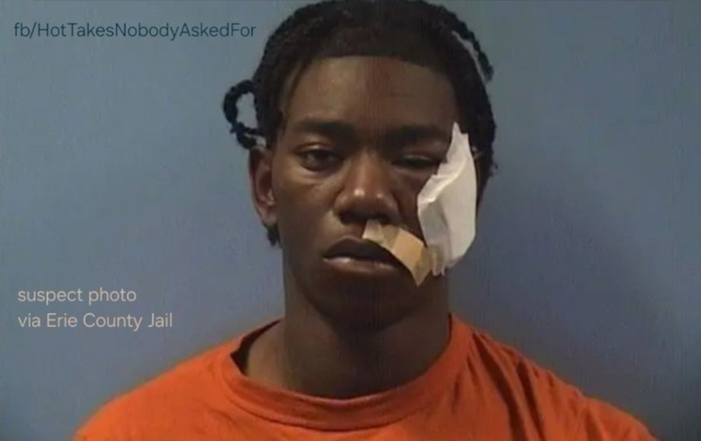 Marquez Williams foi preso após baixar a saia de mulher trans em parque de diversões de Ohio (EUA) — Foto: Reprodução