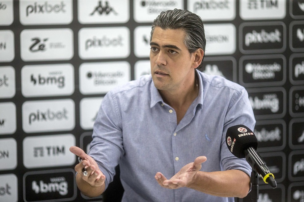 Paulo Bracks, diretor de futebol do Vasco — Foto: Daniel Ramalho / Vasco
