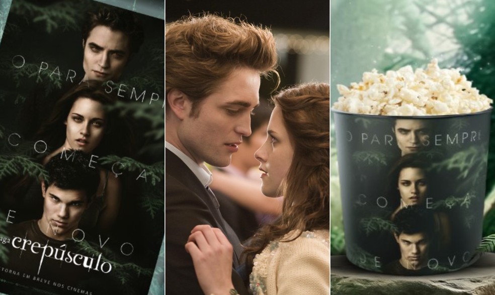 'Crepúsculo' volta aos cinemas após 18 anos — Foto: Reprodução/Instagram e IMDB