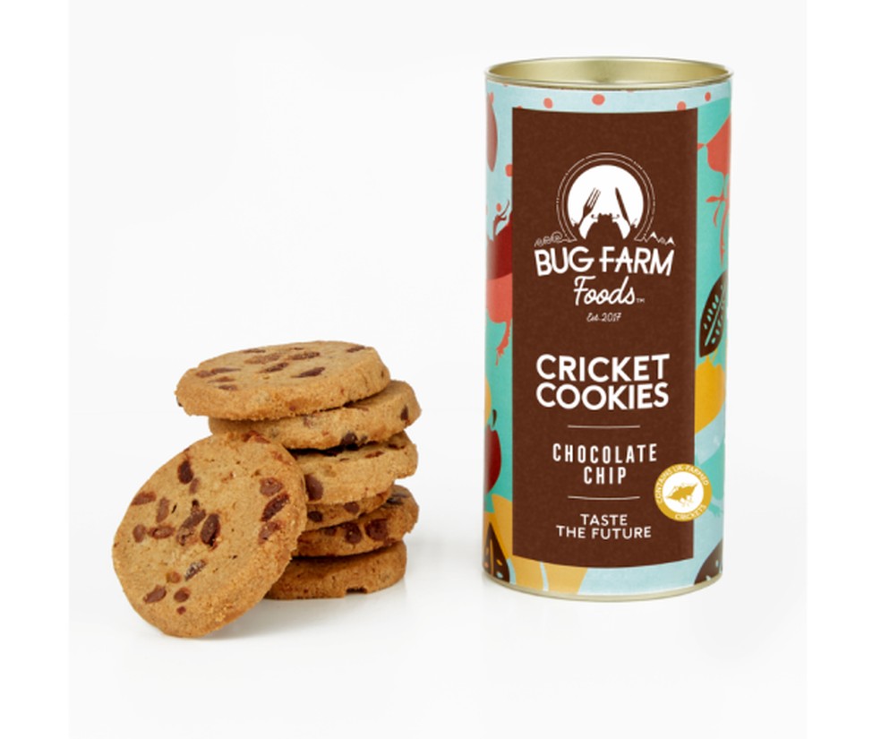 Cookies de grilo são criação de casal apaixonado — Foto: Bug Farm Foods