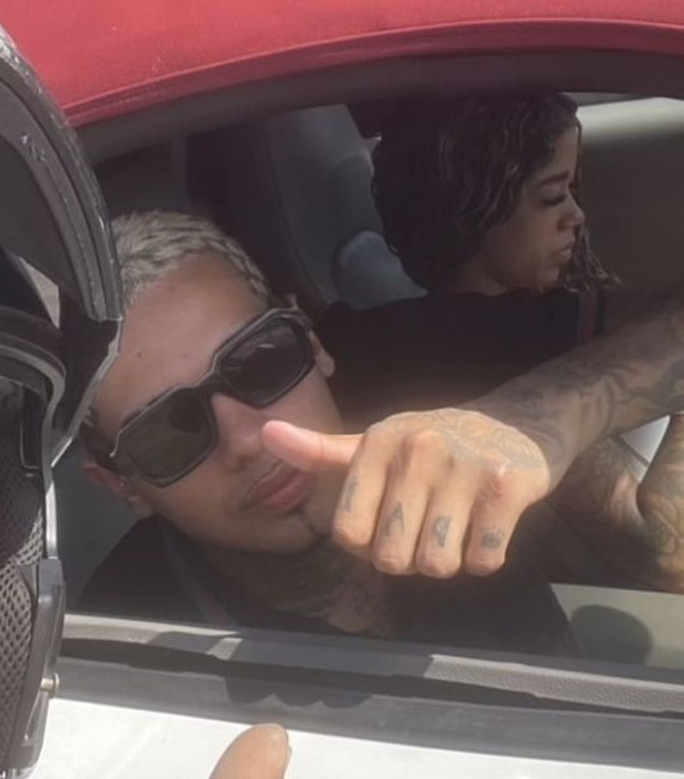 Viviane Noronha foi fotografada com o influenciador Da Fúria — Foto: Reprodução/Instagram