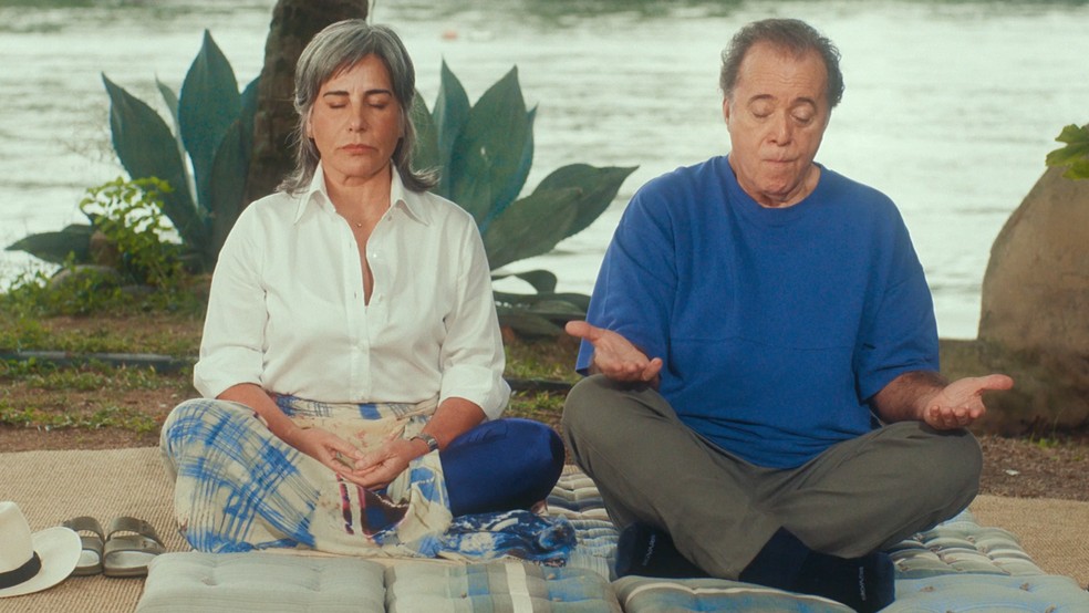 Gloria Pires e Tony Ramos interpretaram a troca de corpos nos dois primeiros filmes — Foto: Divulgação