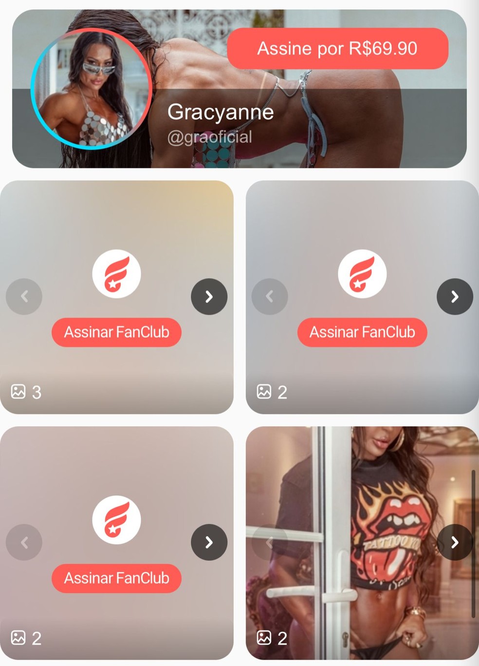 Gracyanne Barbosa cobra R$ 300 por vídeo em plataforma adulta e frustra  assinantes