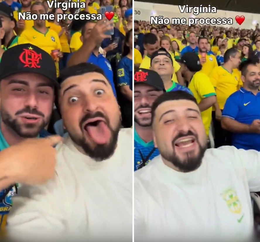 Homem que puxou vaia para Virginia no Maracanã tem conta derrubada e pede perdão