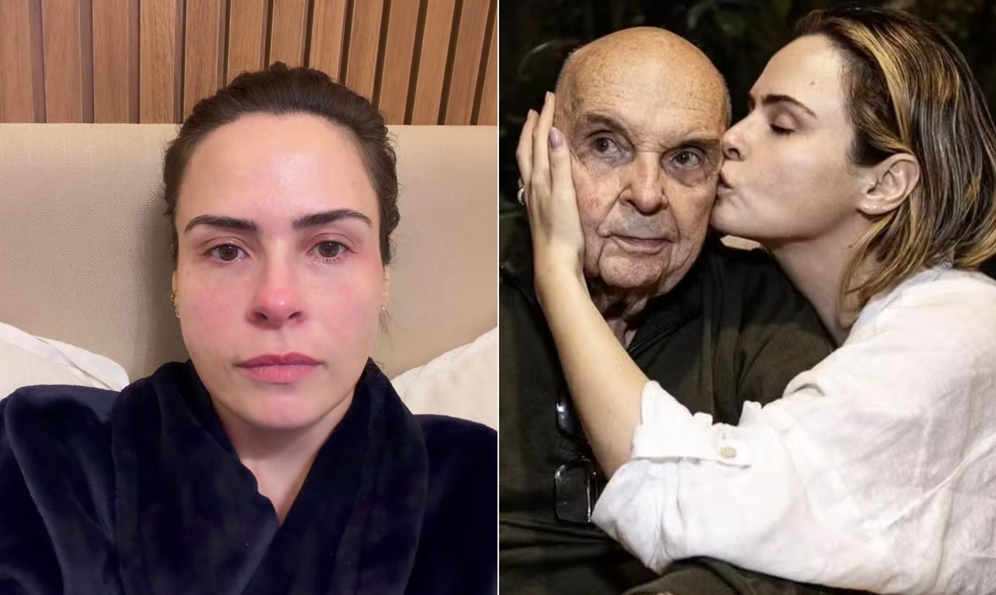 Ana Paula Renault se emociona ao lembrar do pai: ‘O que vai ser de mim?’