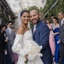 Antonio Fagundes Neto com a noiva Aline Reis — Foto: reprodução/ instagram
