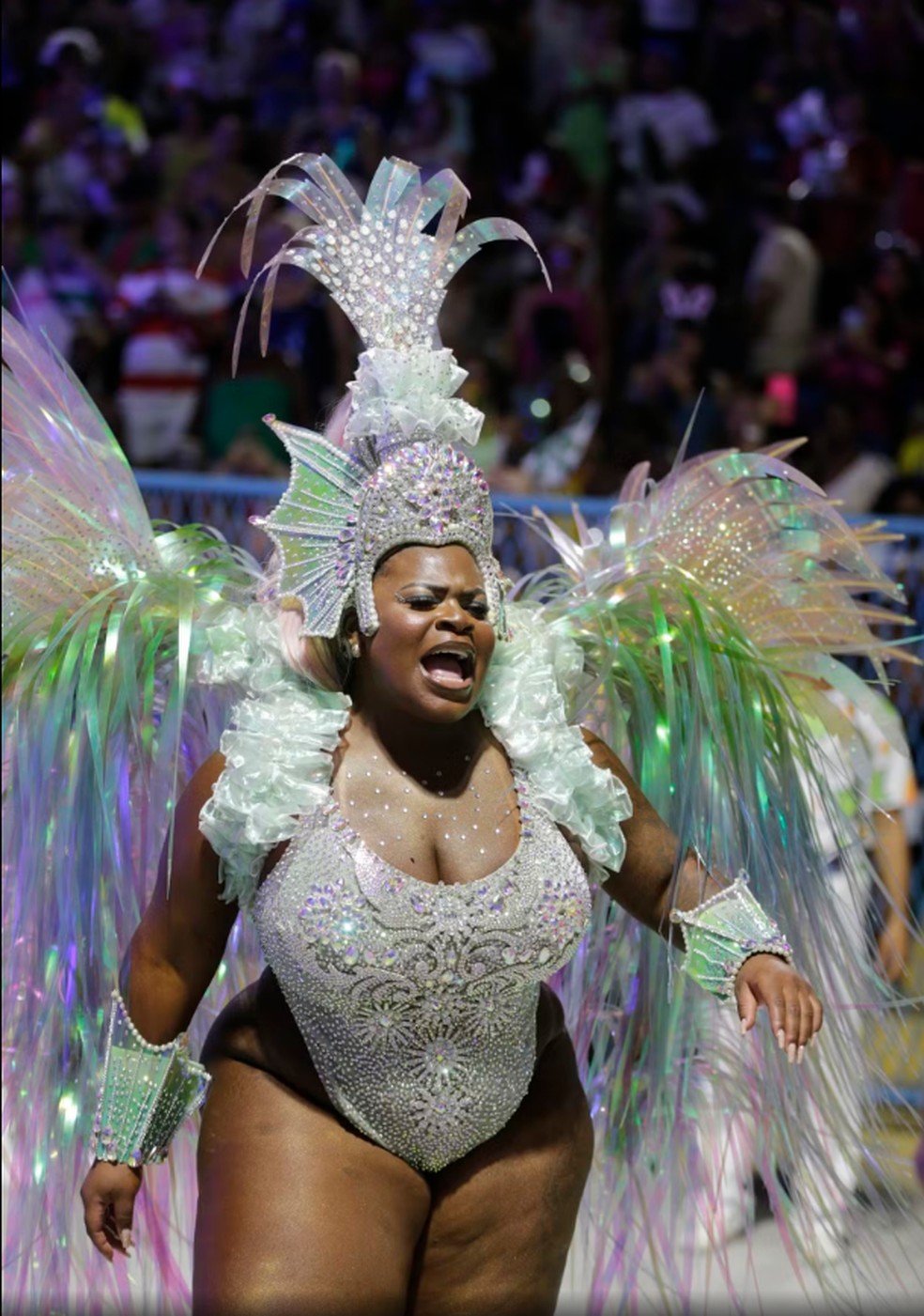 Jojo Todynho no desfila da Mocidade em 2023 &mdash; Foto: Alexandre Cassiano/Ag&ecirc;ncia O Globo