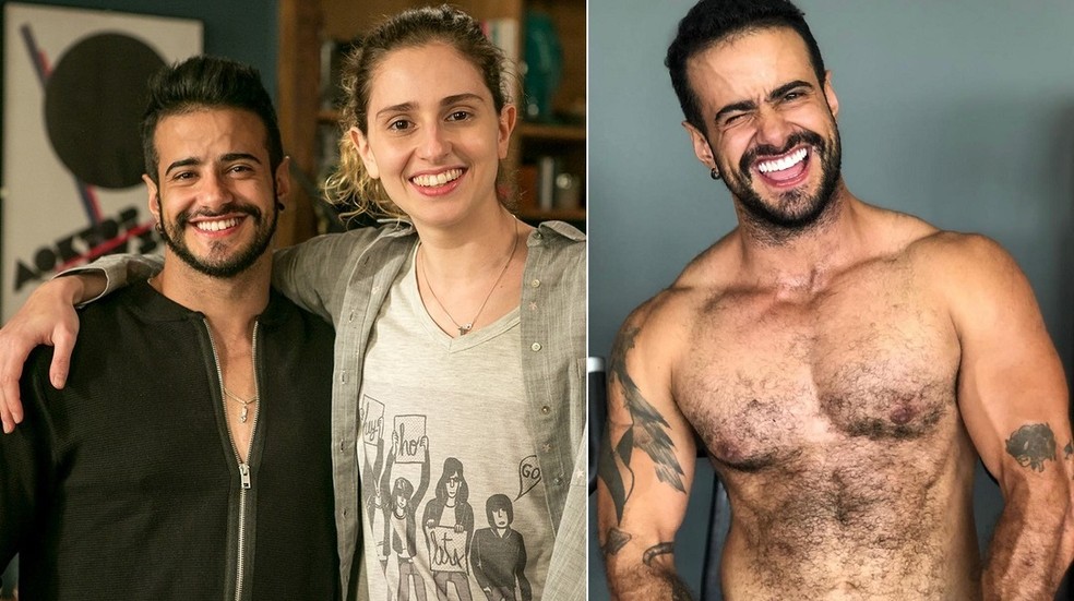 Tarso Brant participou da novela "A força do querer' — Foto: Arquivo/Globo e Instagram