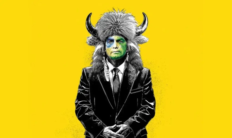 O ex-presidente Jair Bolsonaro, cujo julgamento no STF começa na semana que vem, é capa da revista The  Economist desta semana