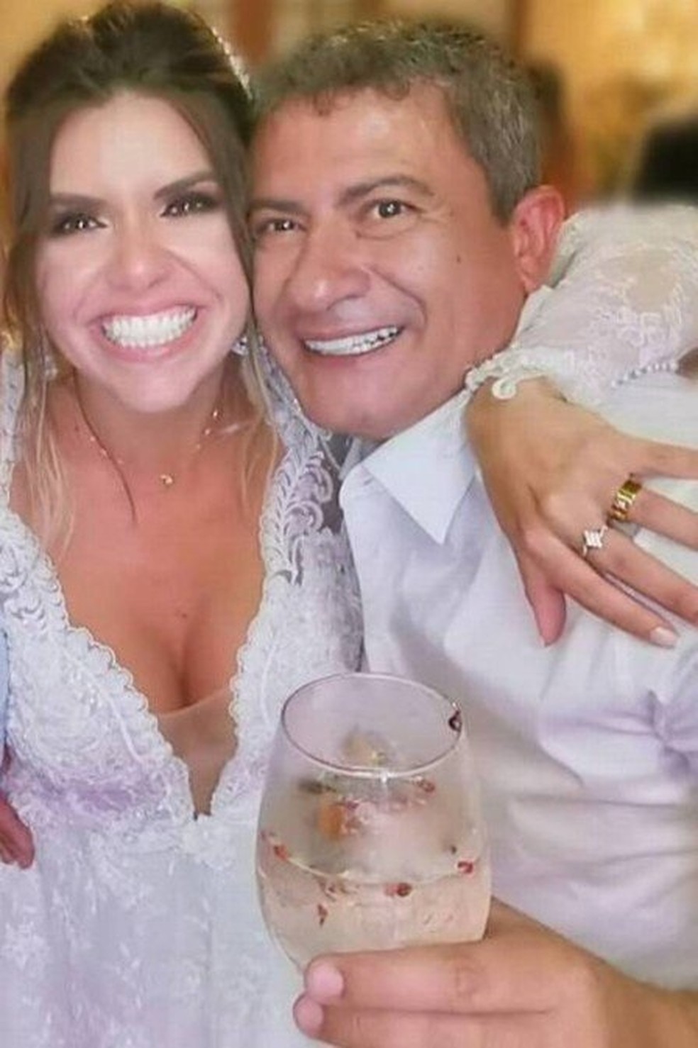 Tom Veiga foi casado por oito meses com Cybelle Hermínio — Foto: Arquivo