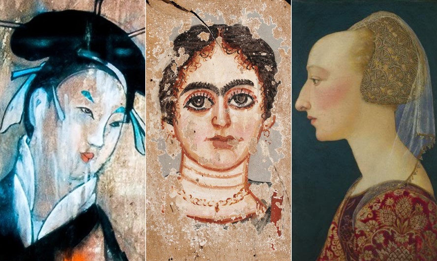 Sobrancelha azul, monocelha e testa raspada, essas eram umas das tendências de beleza dos séculos passados