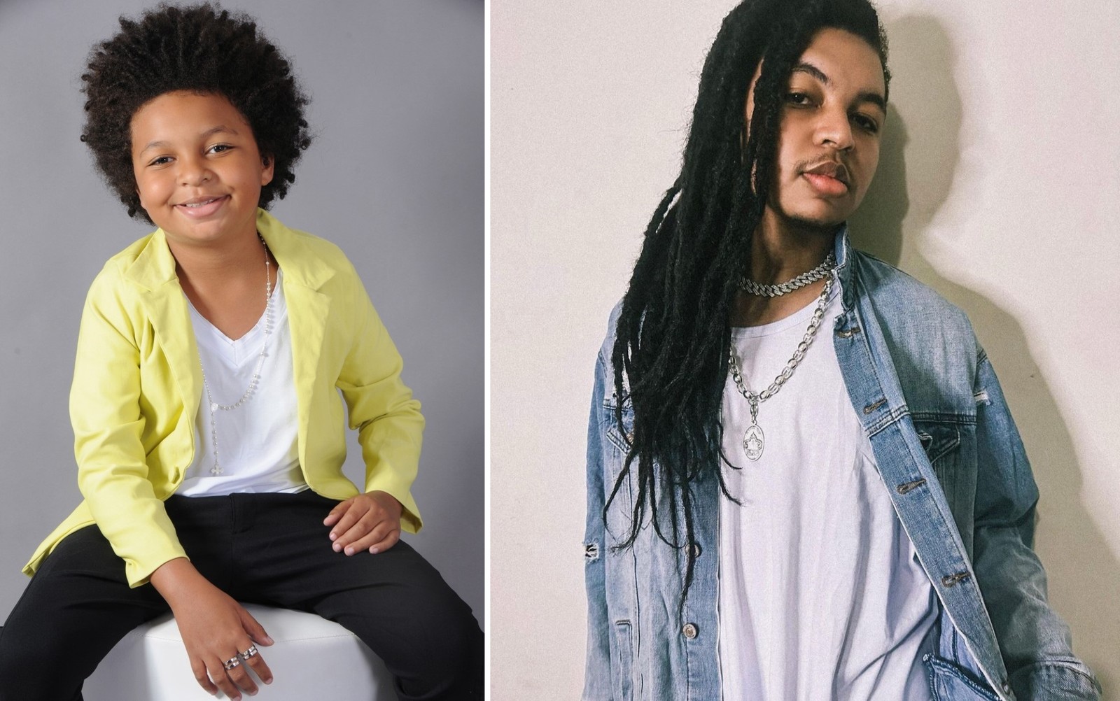Aos 20 anos, JP Rufino exibe novo visual — Foto: Divulgação e Reprodução/Instagram