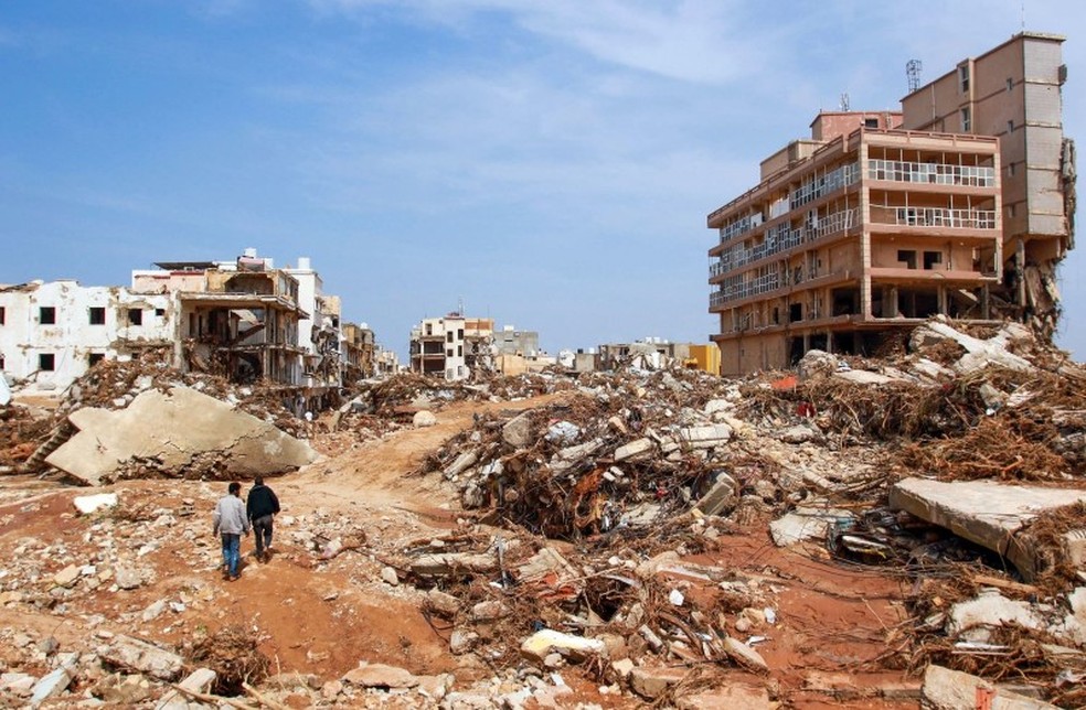 Derna, no Leste da Líbia — Foto: AFP