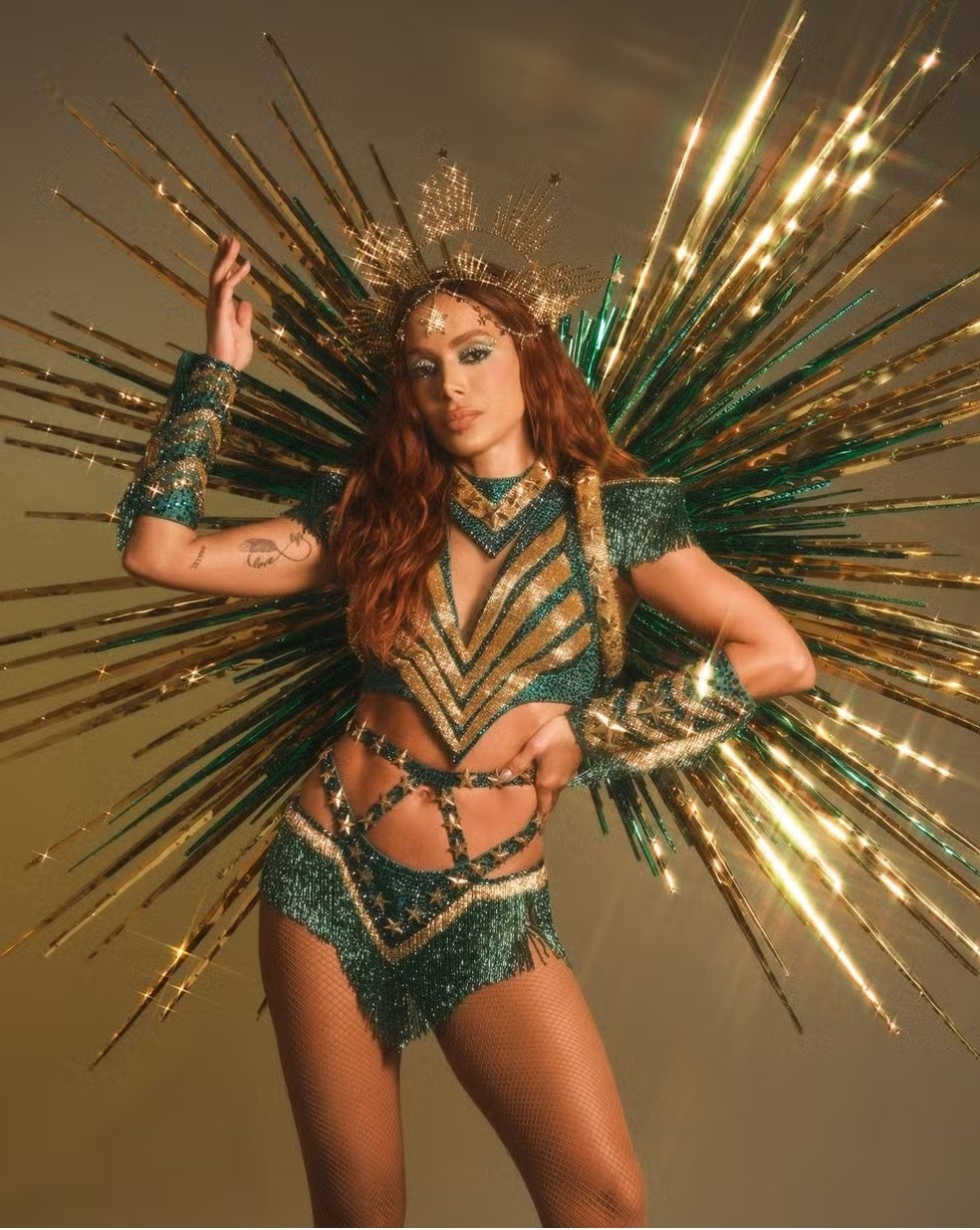 Anitta pode assumir cargo de rainha de bateria em 2027 — Foto: rep/ instagram