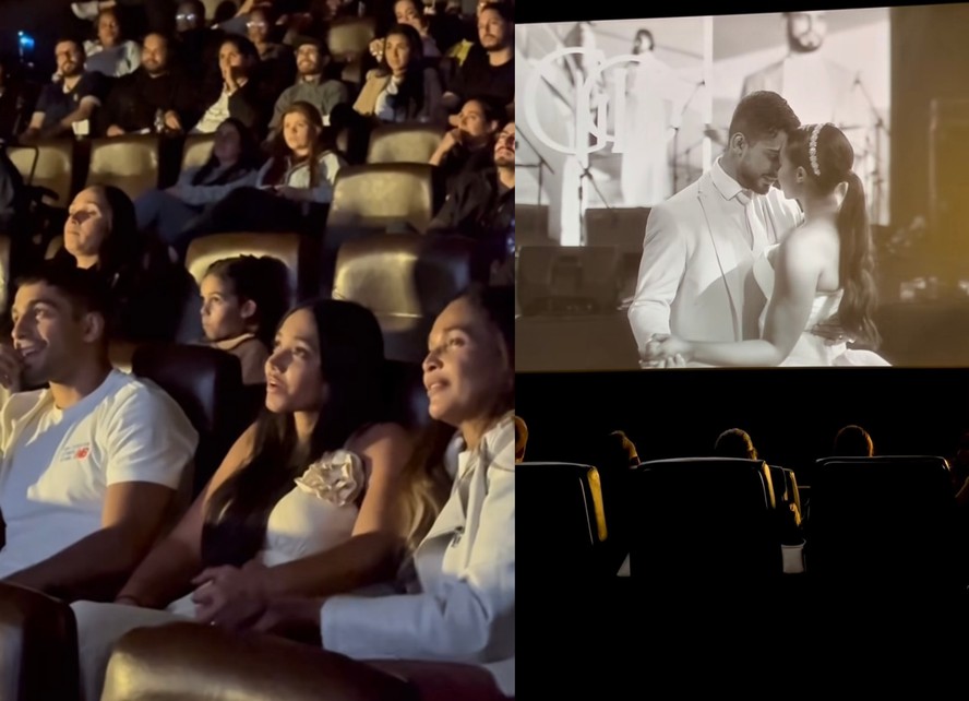 Débora Gama, irmã de Oruam, fechou cinema da prefeitura para revelar gravidez