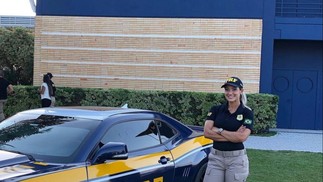 Ex-loira do Tchan, Silmara Miranda é hoje policial rodoviária federal — Foto: Instagram