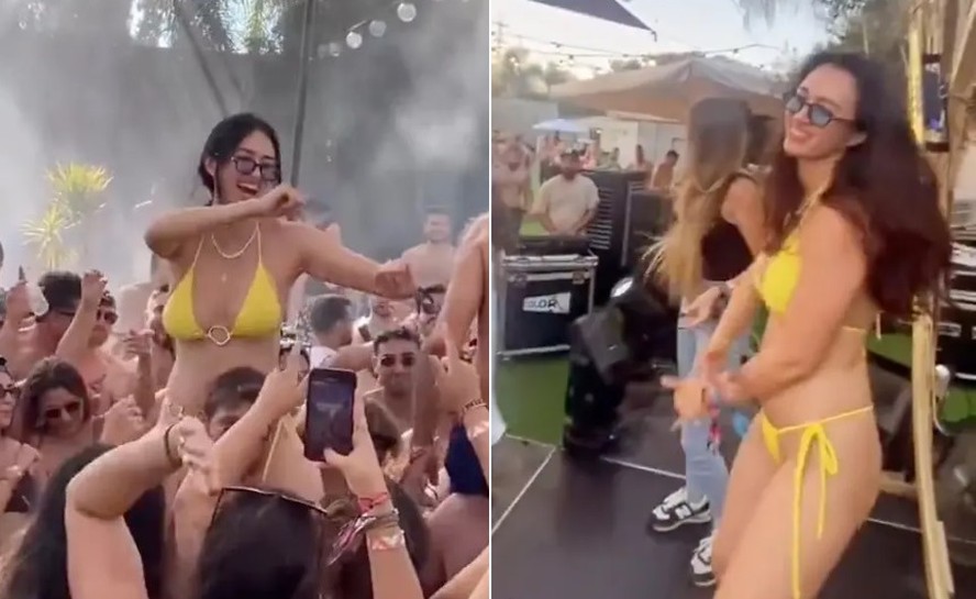 Noa Argamani, ex-refém do Hamas, celebra liberdade em festa com a família e amigos