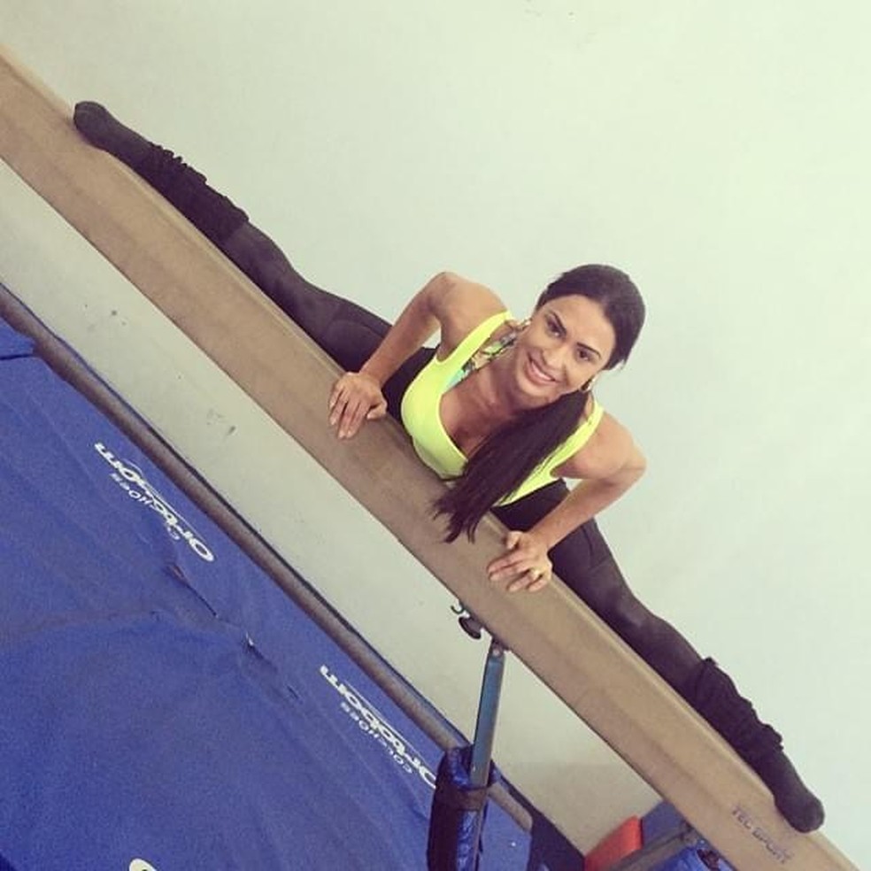 Gracyanne Barbosa fazia ginástica Olímpica — Foto: Reprodução/Instagram