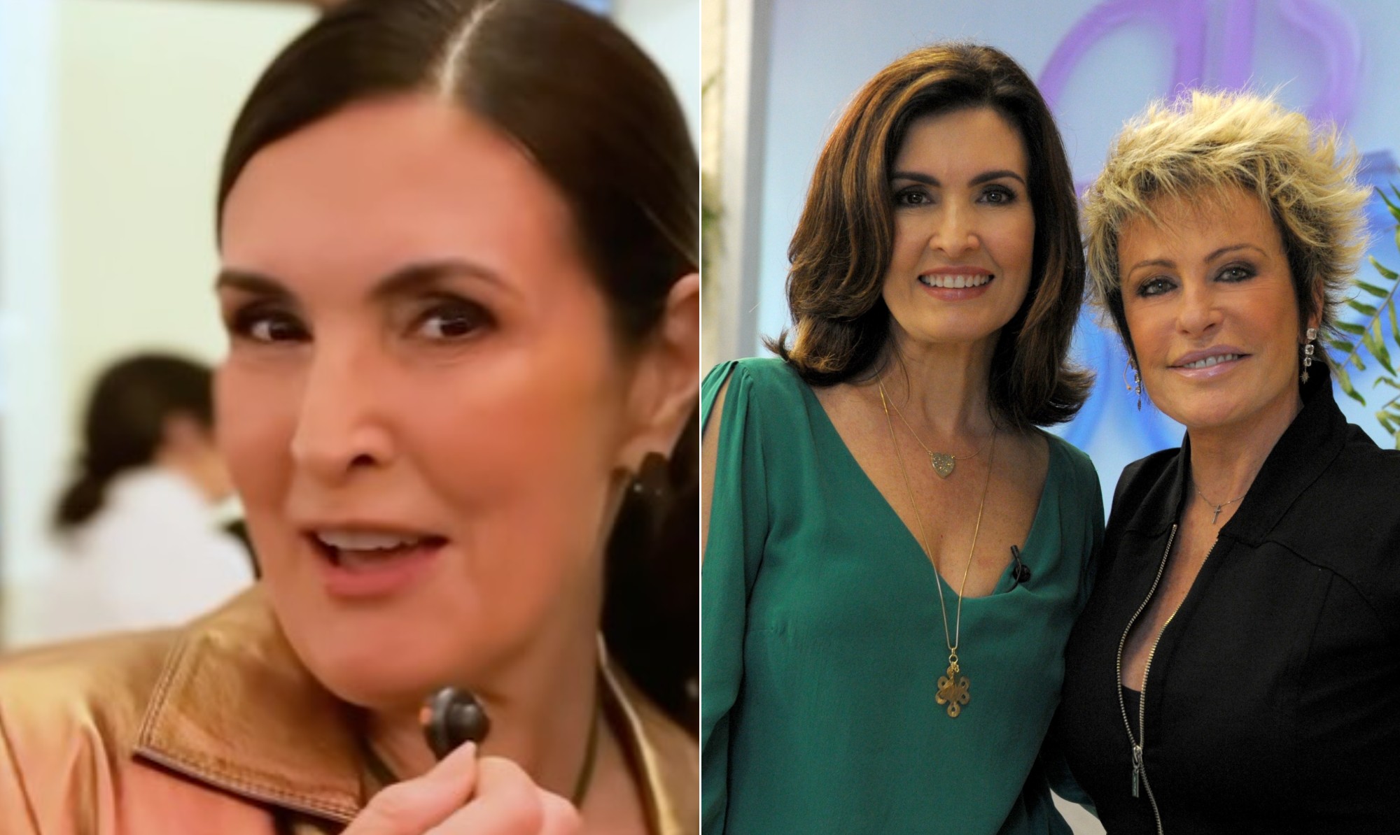 Fátima Bernardes elogia Ana Maria Braga e a cita como referência: 