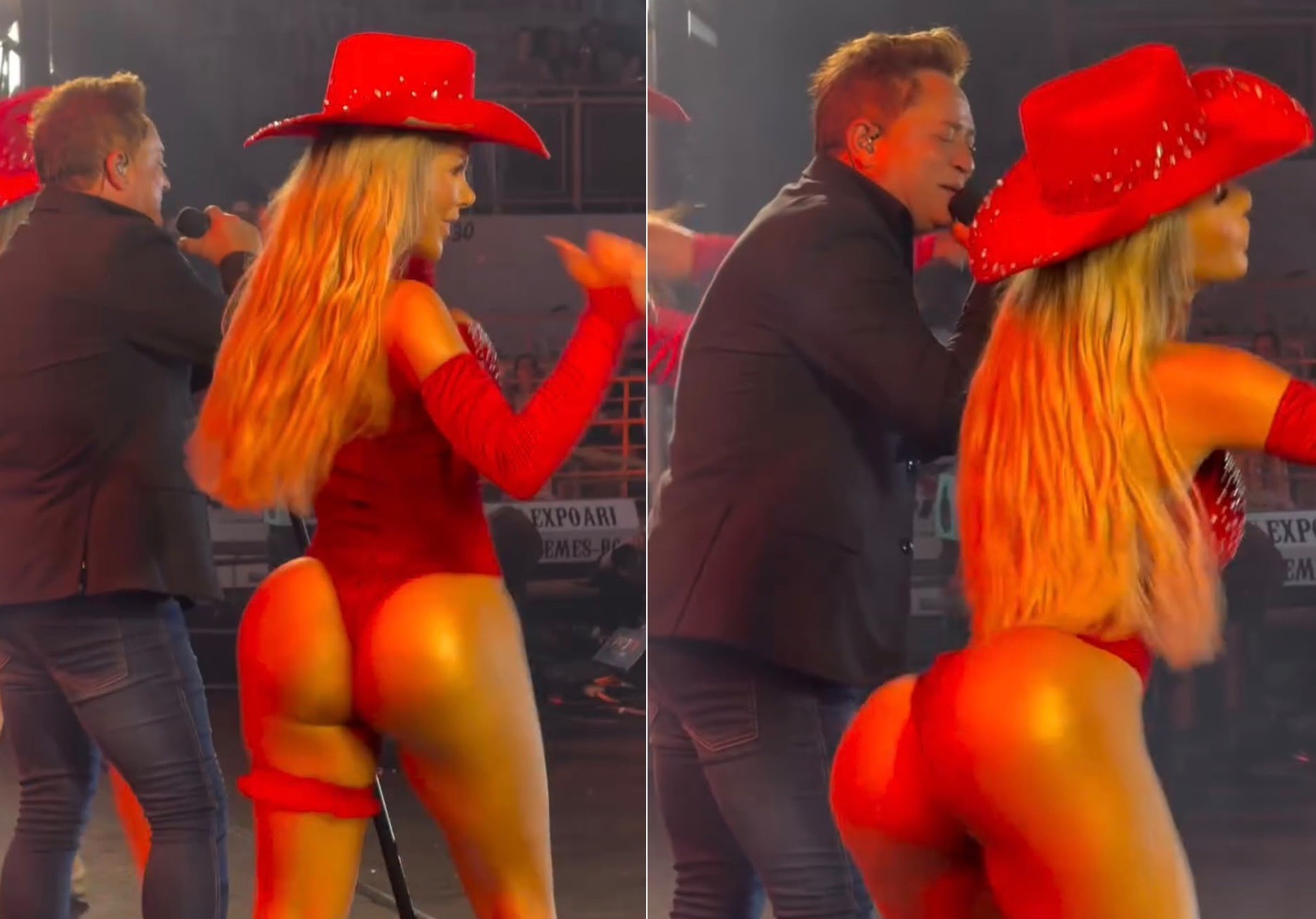 Bailarinas de Leonardo roubam a cena com figurino sexy e dividem opiniões; vídeo - QTU Questões do Universo
