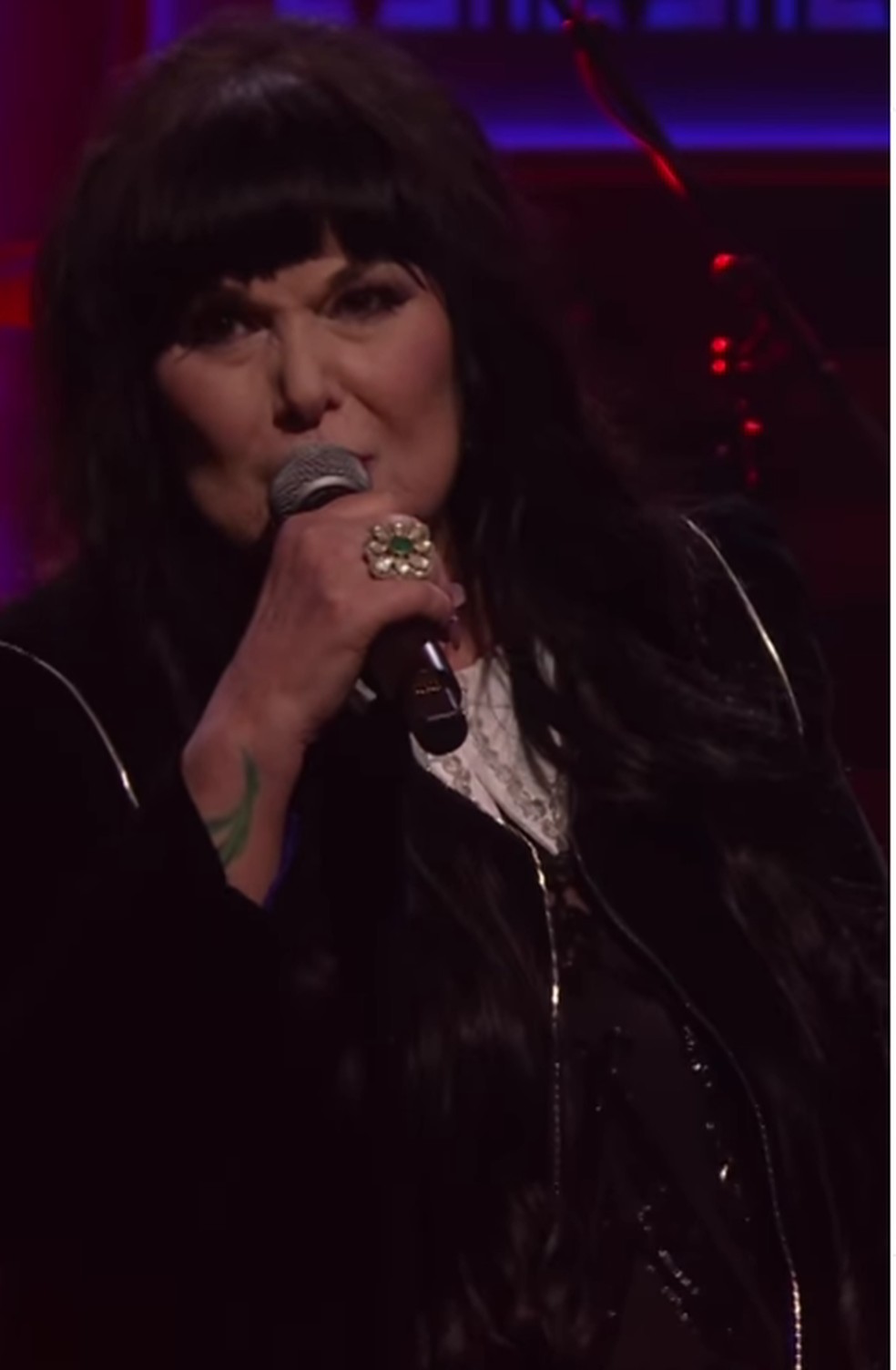 Ann Wilson, vocalista da banda Heart &mdash; Foto: Reprodu&ccedil;&atilde;o
