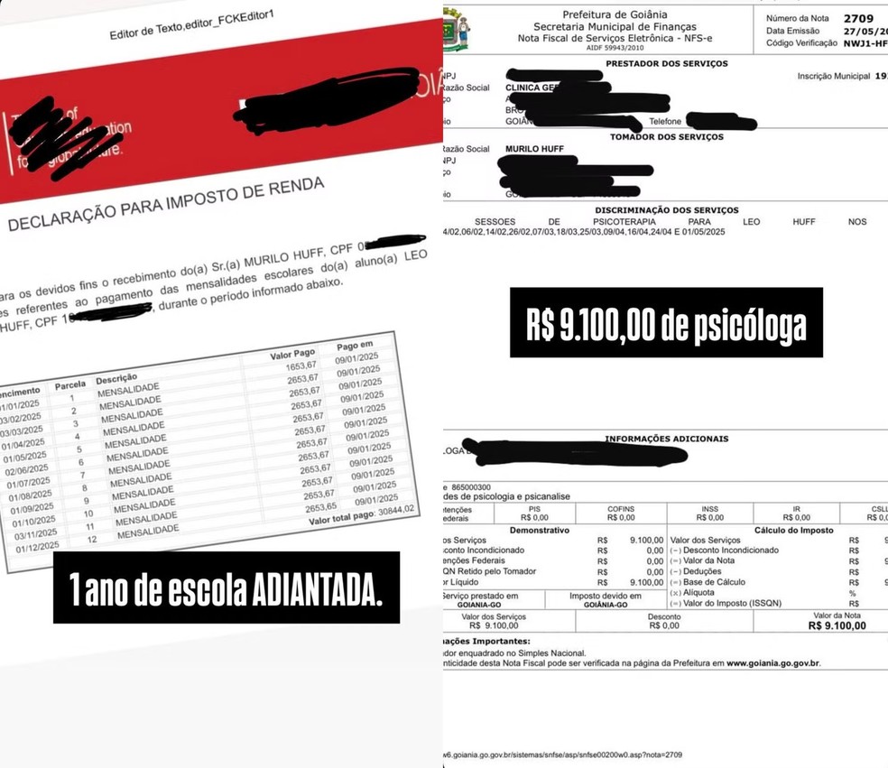 Murilo Huff rebate acusações da ex-sogra, dona Ruth — Foto: Reprodução/Instagram