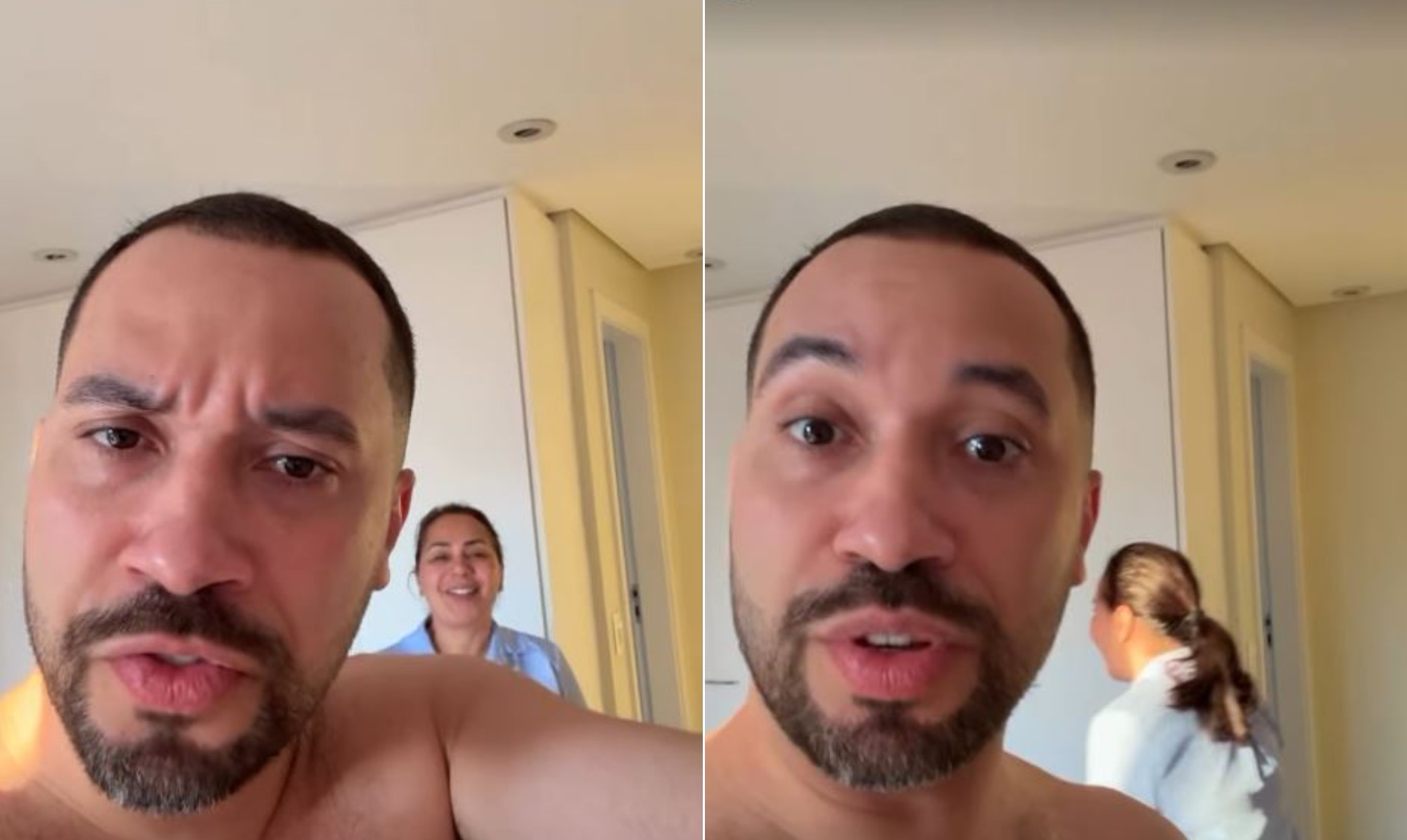 Gil do Vigor se revolta após mãe sofrer preconceito em loja: 