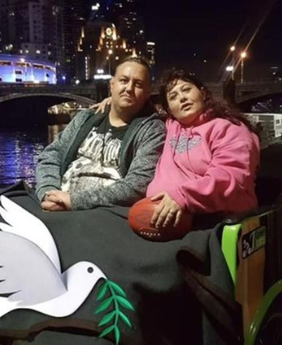 David McCulloch e Jacinta King — Foto: Reprodução