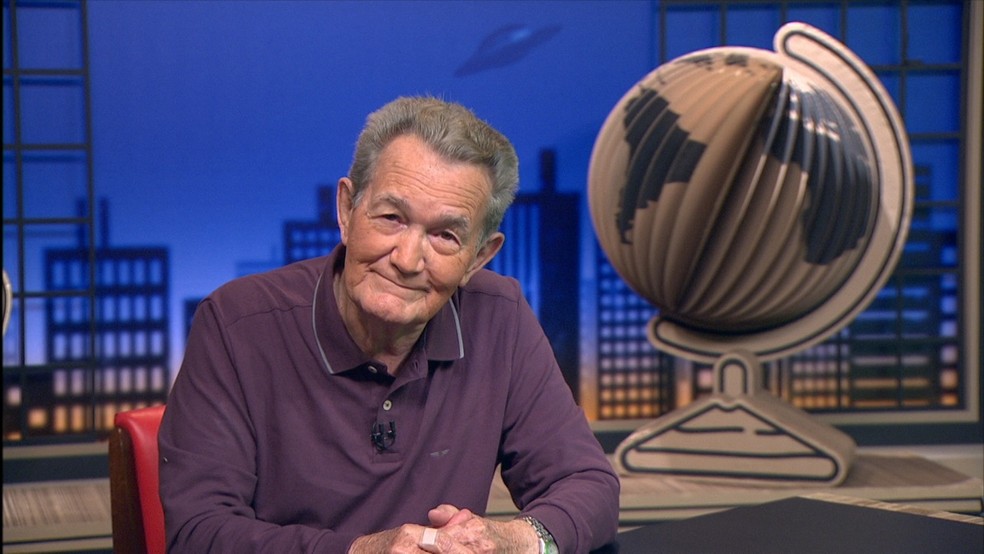 Léo Batista no programa "Fala muito!" do SporTV — Foto: TV Globo/Divulgação