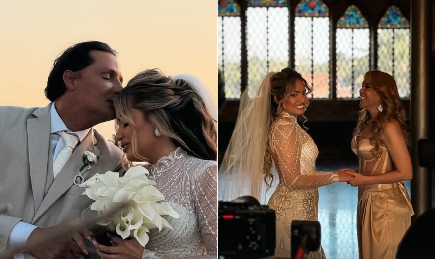 Filha de Joelma, Natália Sarraff se casa com empresário