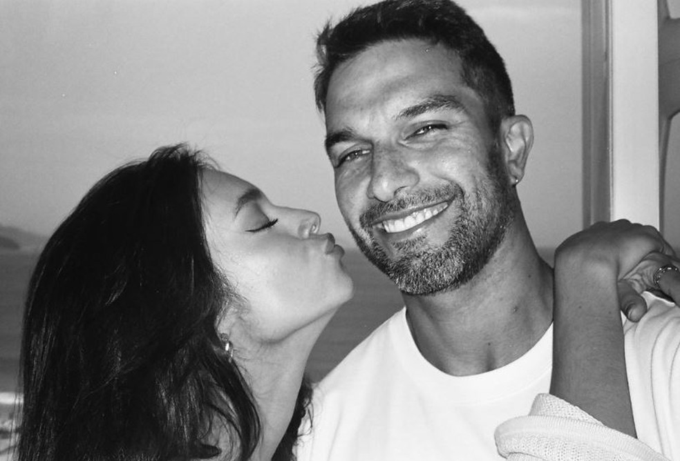 ex-BBB Alane e Lucas Silva — Foto: rep/ instagram