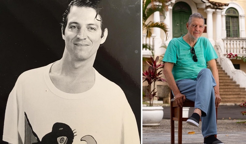 Silvio Pozatto, de 67 anos, atuou na primeira versão de "Pantanal" — Foto: Arquivo e Roberto Moreyra - Extra