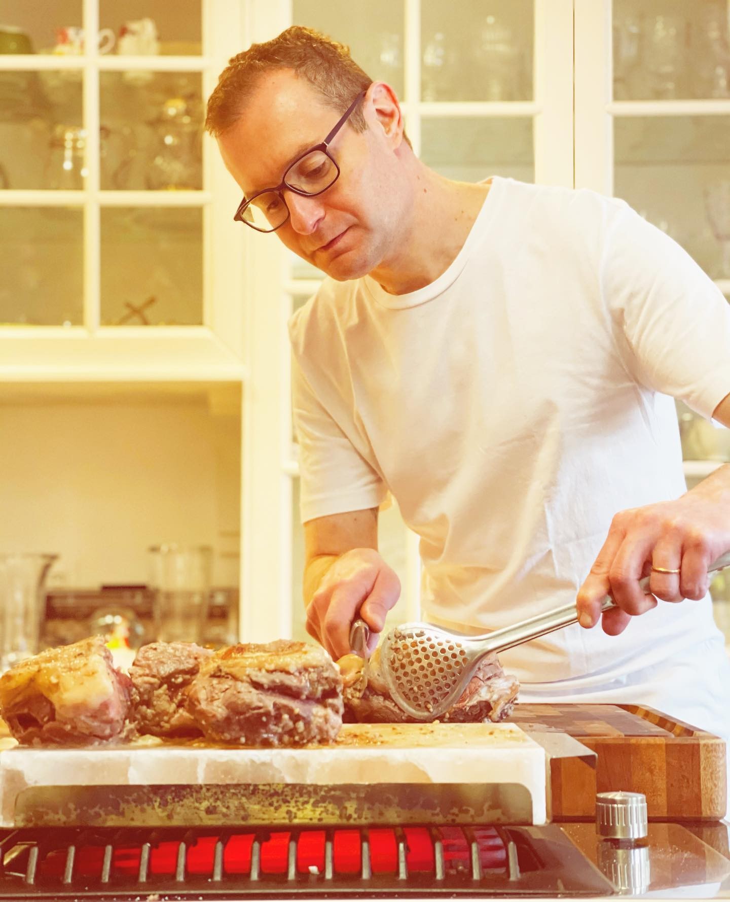Cristiano Zanin na cozinha — Foto: reprodução/ instagram 
