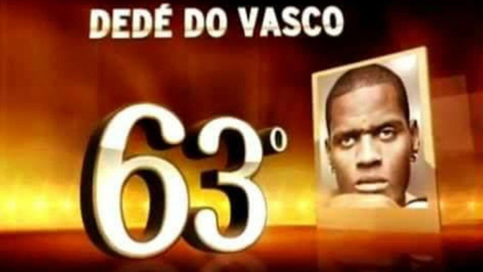 Dedé foi eleito o 63º maior brasileiro de todos os tempos — Foto: Reprodução/SBT
