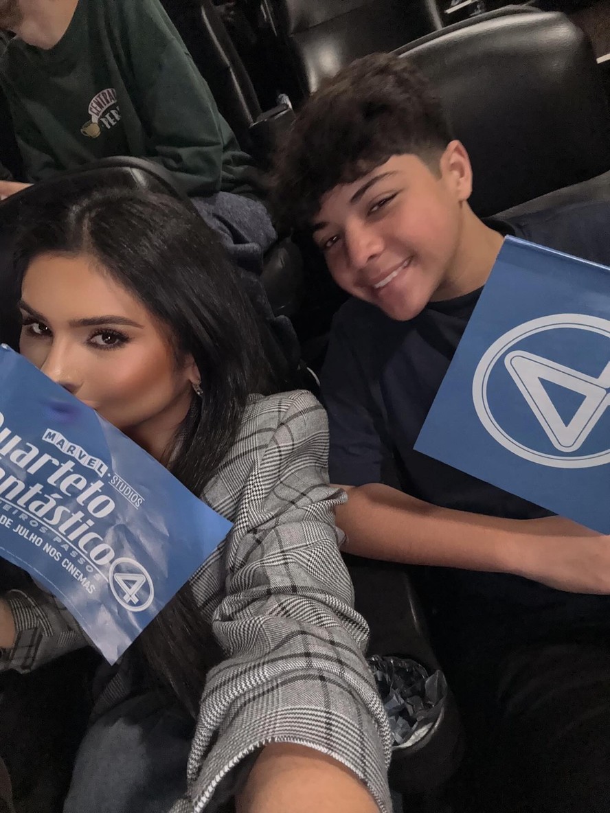 Yhudy, filho de Wesley Safadão, com a mãe Mileide Mihaile