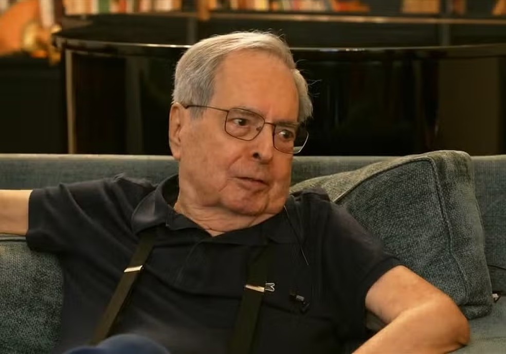 O autor Benedito Ruy Barbosa em 2025 — Foto: Reprodução/TV Globo