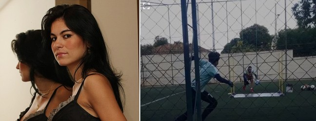 Filho de Eliza Samudio, Bruninho estreia como goleiro do Athletico Paranaense — Foto: Arquivo pessoal