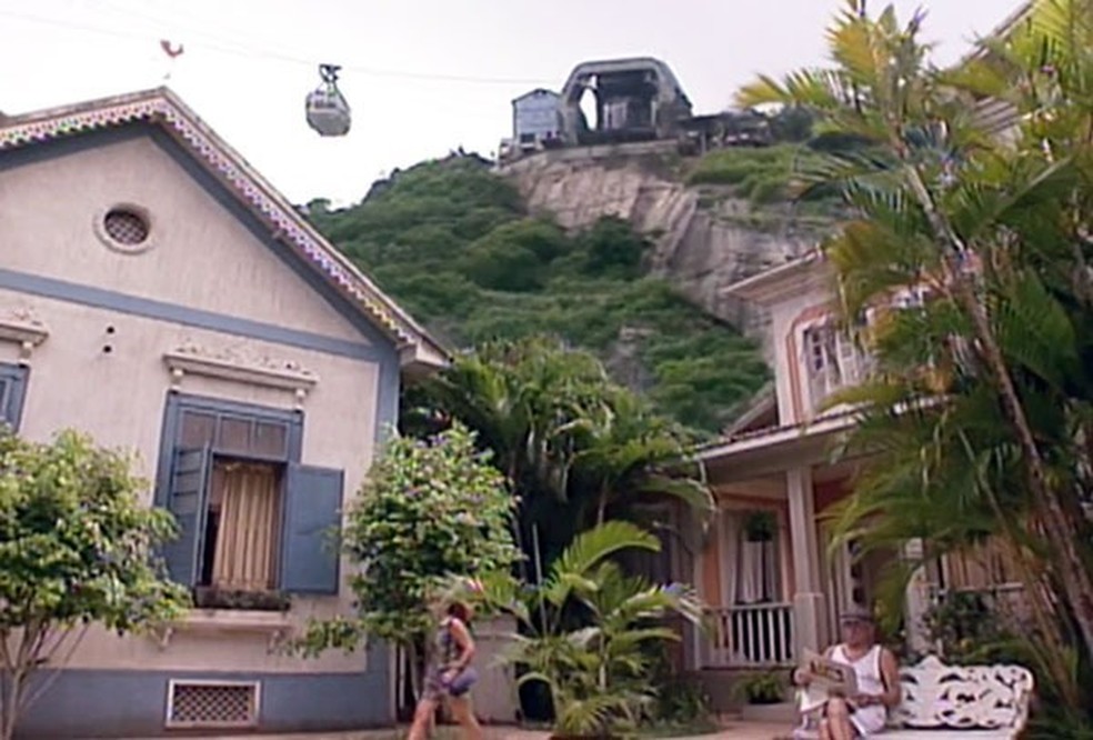 A vila da Urca em "A viagem" &mdash; Foto: Globo/reprodu&ccedil;&atilde;o
