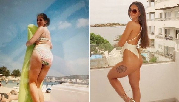 Mulher viraliza com viagens dela e da filha a Ibiza com 30 anos de intervalo