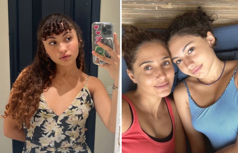 Aos 17 anos, filha de Camila Pitanga mostra semelhança com a mãe — Foto: Instagram