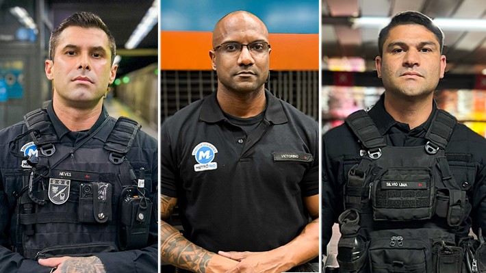 MetrôRio tenta apresentar agentes de segurança, mas beleza dos profissionais rouba a cena nas redes, e internautas pedem até calendário sensual - QTU Questões do Universo
